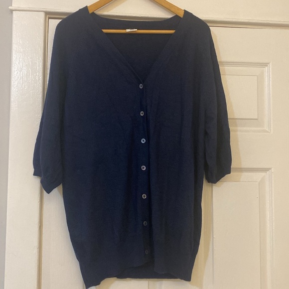 Selected Femme Curve Knit Cardigan 'Juma' navy blue - Picture 3 of 3